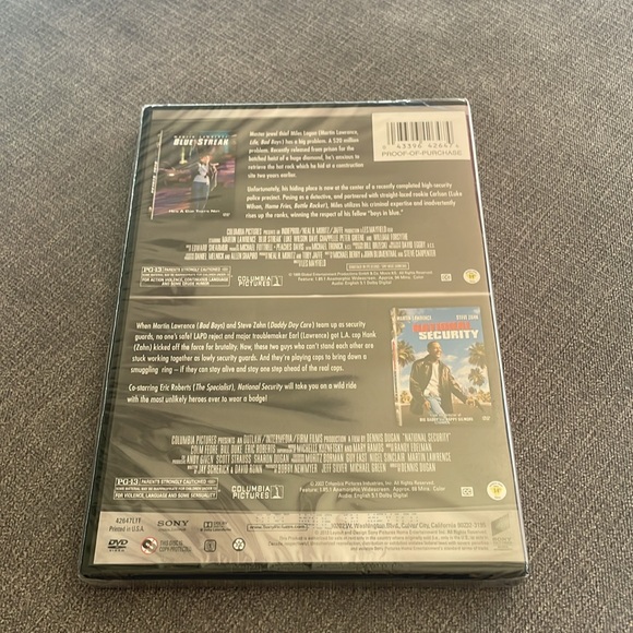 Martin Lawerence Double Feature DVD - Blue Streak and National Security - Picture 2 of 2